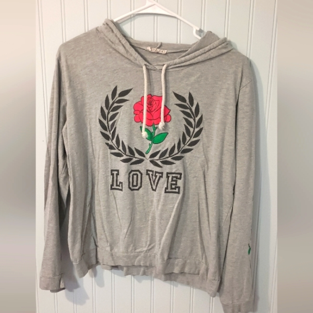 Local Lab Love Sweatshirt Hoodie Women's Large